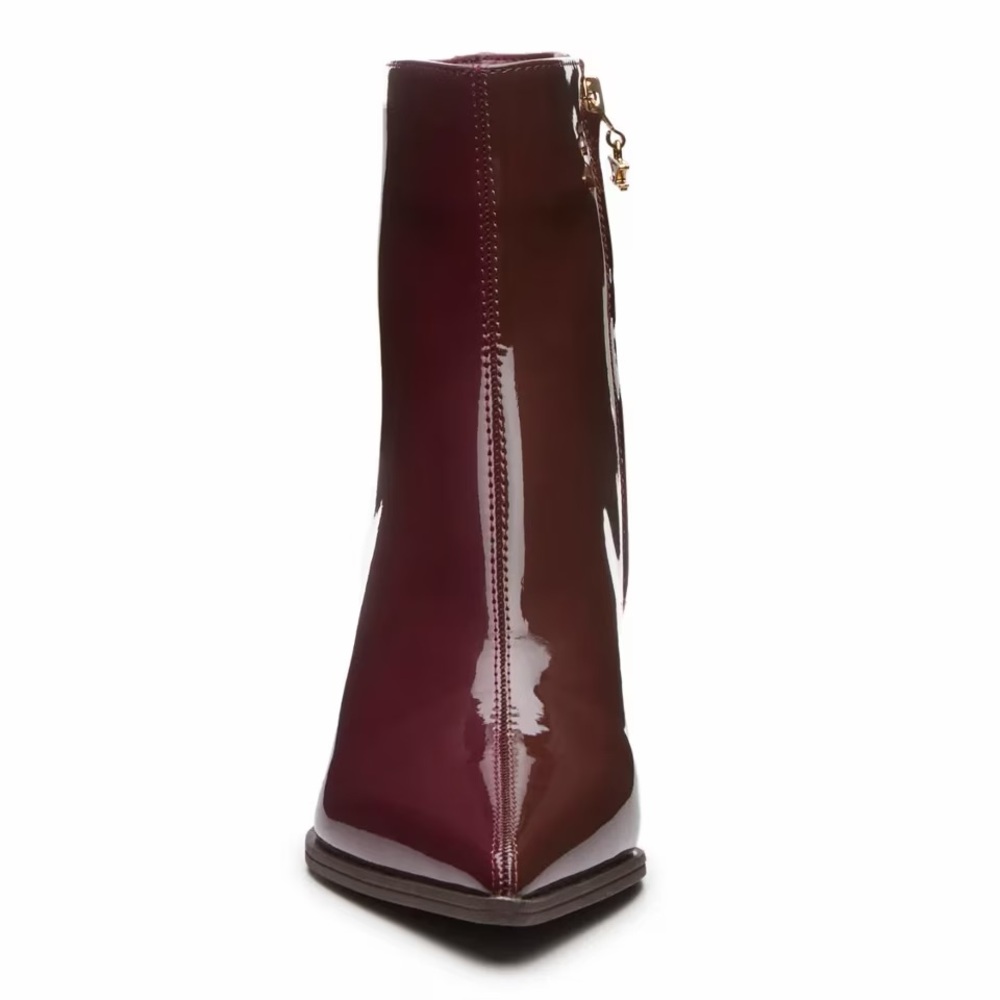 Circus by Sam Edelman Burgundy & Brown Ankle Boots - Picture 6 of 11